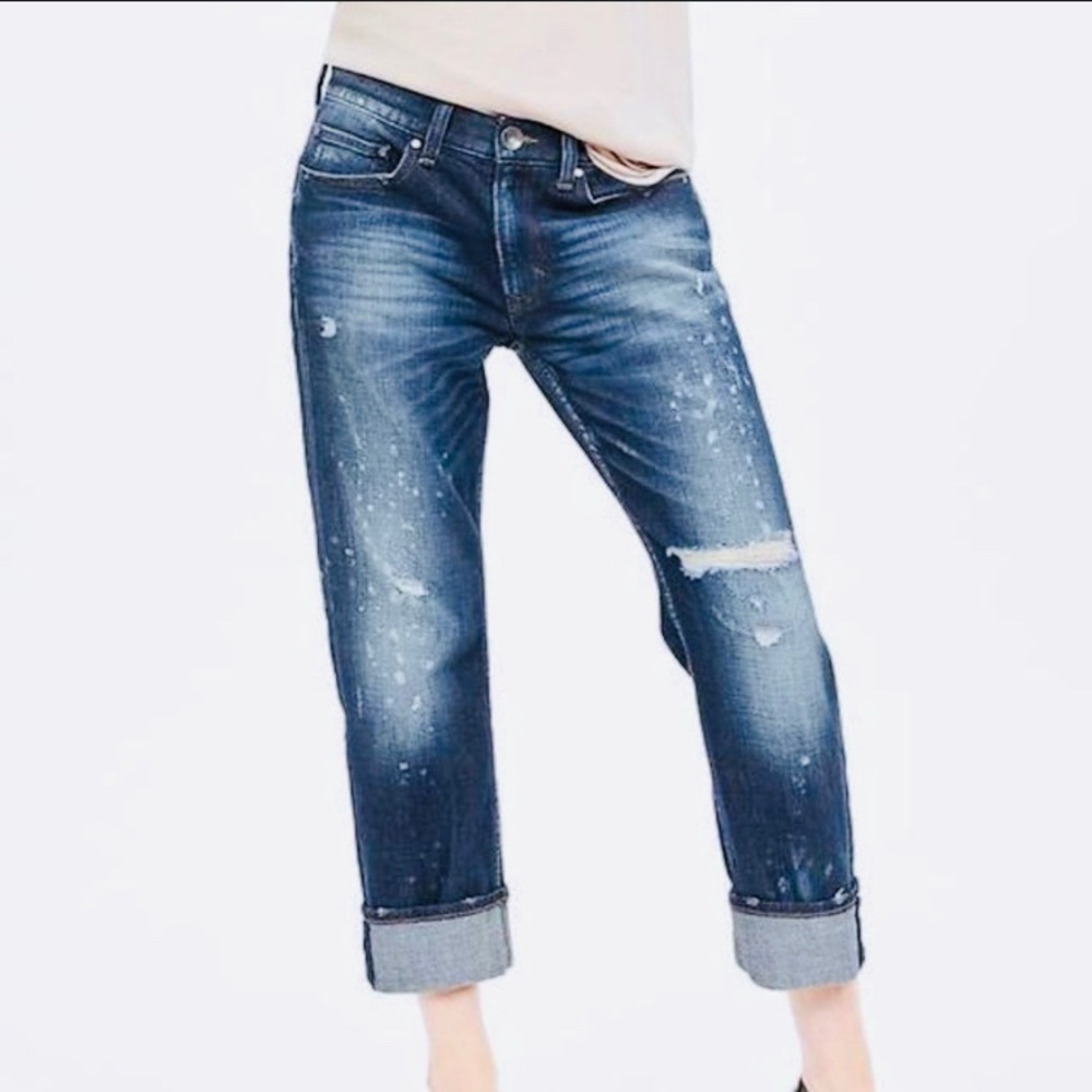 Banana Republic Premium Denim Boyfriend Jeans- 27